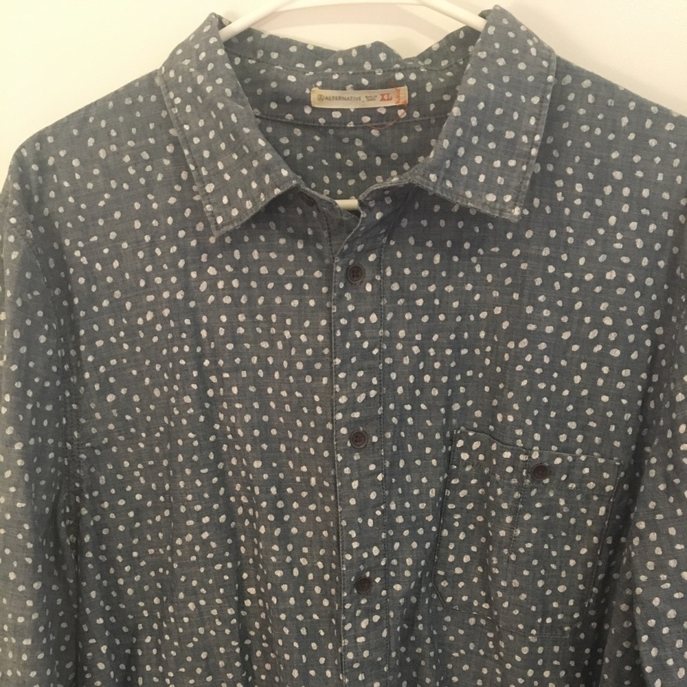 Denim Long Sleeved Button Down